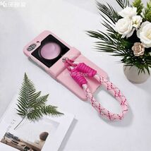 Weave Wristband Strap Hinge Case for Samsung Galaxy Z Flip 3 4 5 6 - Com... - $98.18