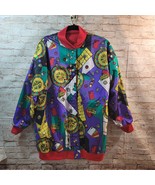 Vintage Be in the Current Seen Unisex Jacket OS Reversible Casino Gambli... - $73.48