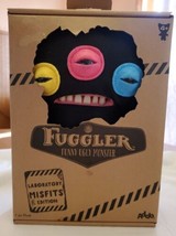 Fuggler Laboratory Misfits Edition Plush Annoyed Alien Black 3 Eyes Funny Ugly - £15.81 GBP