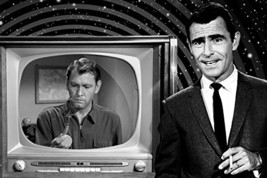 Rod Serling and Earl Holliman in The Twilight Zone by Vintage TV Screen ... - $24.74