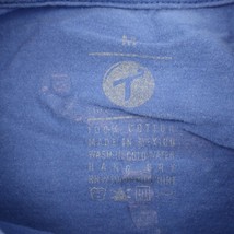 Tha Police Shirt Mens S Blue Cotton Short Sleeve Crew Neck Graphic Print... - $22.75
