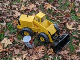 Vintage 1970s Tonka Jaune Pressé Acier Avant Fin Chargeur XMB-975 Jaune ... - $103.94