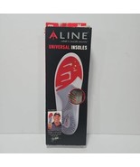 Aline Universal Shoe Insoles Arch Support Unisex Med Mens 8-9 Women 9-10 - $34.60