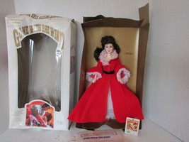 WORLD DOLL 71152 GWTW DOLL SCARLETT RED LOUNGING ROBE 12&quot; COA BOXED TAG - £19.43 GBP