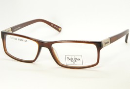 New Bulova Saint Paul Brown Eyeglasses Glasses Plastic Frame 55-16-140mm - £64.63 GBP