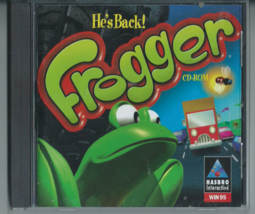  Frogger- He&#39;s Back! (PC CD-ROM, 1997 w/Manual, Hasbro, Tested Works Great)  - £7.43 GBP
