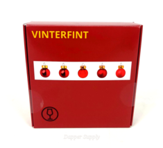 IKEA VINTERFINT Ornament 25 Pack 3/4" Red 405.534.14 Mini Ornaments  NEw - $12.50