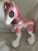 Spin Master Zoomer Pink Pony Interactive Horse Moves with Lights &amp; Sound... - $24.30