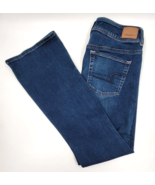 American Eagle Jeans Womens Super Stretch Denim Pants Size 4 Regular Fit... - £18.17 GBP