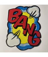 Batman BANG Embossed Metal Sign Open Road Retro Throwback Comic Stye 12”x9” - €9,42 EUR