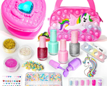 Kids Nail Polish Set for Girls, Kids Nail Art Kit with Nail Dryer, Nail ... - $31.64