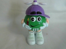 M Ms Green Purple Bunny Spinning Propeller Hat Holding Candle 3 inch Dis... - $2.99