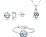 18 Women&#39;s Jewelry Set .925 Silver 379249 - $129.00