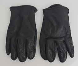 Eddie Bauer Men&#39;s Calfskin Leather Gloves Fleece Lined Size L - $368.88 MXN