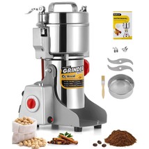 700G Electric Grain Grinder Mill Safety Upgraded 2400W High-Speed Spice Herb Gri - £164.96 GBP