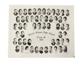 Harris Elmore High School 1961 Class Photo 8 x 10&quot; Class Ohio H.A. Powel... - $18.00