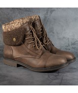 Cliffs by White Mountain Duena Booties Lace Up Boot Color Brown Womens S... - $744.21 MXN