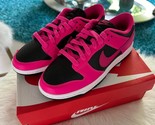 Womens W Nike Dunk Low Fierce Pink Fireberry Black Rose Barbie DD1503-60... - $143.54