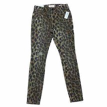 PacSun Mid-Rise Skinniest Jeans Size 23 Leopard Print Womens Denim 23X28 - £14.00 GBP