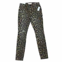 PacSun Mid-Rise Skinniest Jeans Size 23 Leopard Print Womens Denim 23X28 - £13.97 GBP