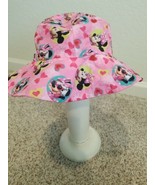 DISNEY Minnie Mouse Sun Hat Sunbonnet Summer Pink  - £7.77 GBP