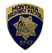 Montana Highway Patrol Trooper Police Law Enforcement Enamel Lapel Hat Pin - £11.75 GBP