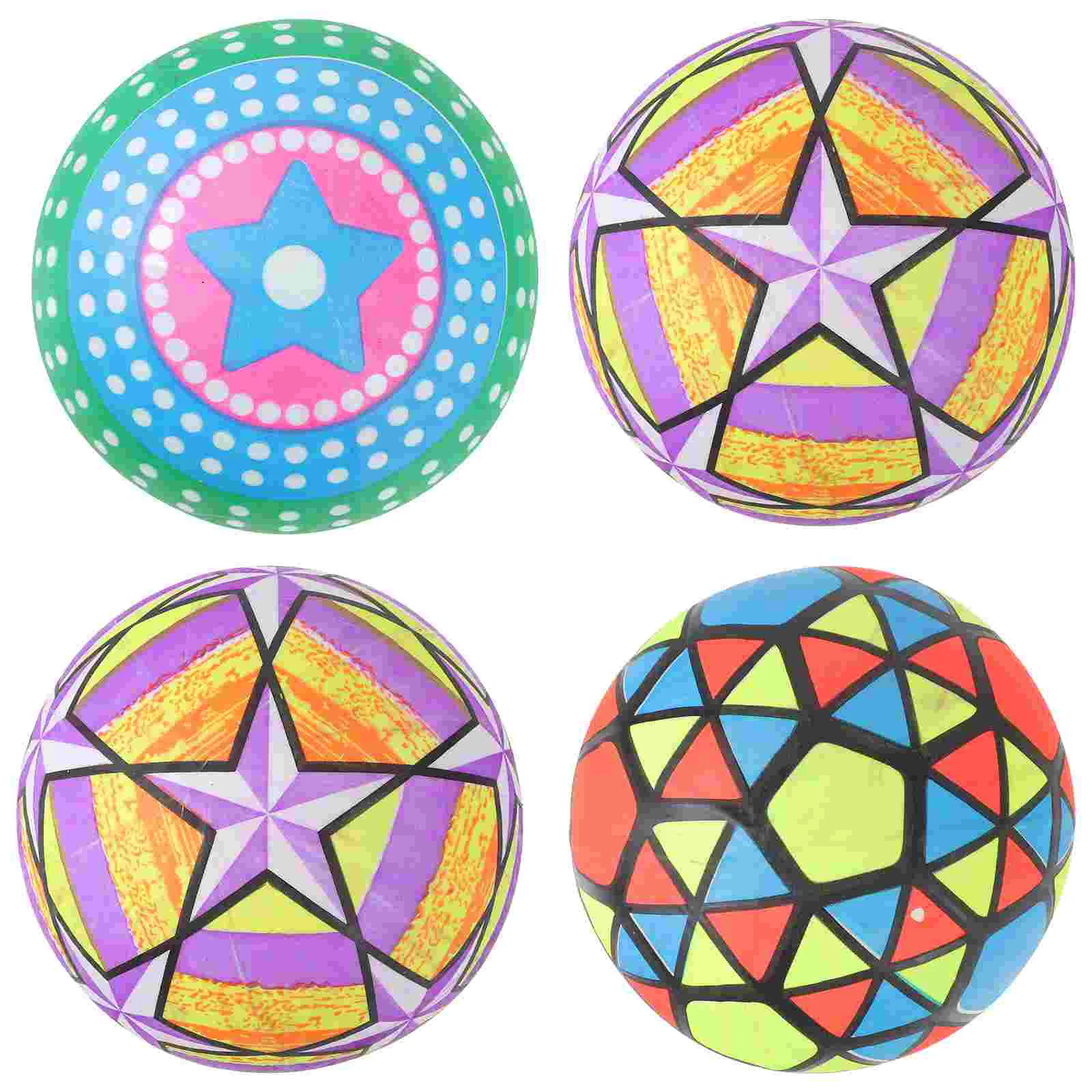 4 Pcs Beach Ball Outdoor Play Toys for Kids Swimming Pool Balls Inflatable PVC - £13.80 GBP