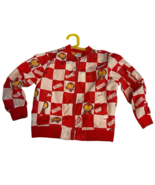 Marvel Avengers Moomoo Kids Red Jacket 130/64 Checkerboard (See Measurem... - $23.75