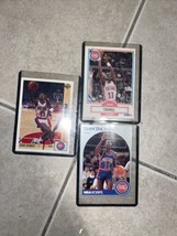 3-1990-199 Isiah Thomas / Pistons, Indiana Univ. / Raw HOF Cards - £1.59 GBP