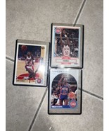 3-1990-199 Isiah Thomas / Pistons, Indiana Univ. / Raw HOF Cards - £1.58 GBP