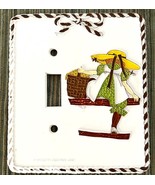 Vintage American Greetings Holly Hobbie Switch Plate Cover 5&quot; Tall - $18.06 CAD