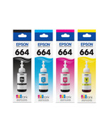 Epson T664120-S T664 DYE BLACK 70ML INK BOTTLE - SENSORMATIC - $755.82 MXN