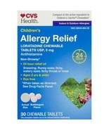 CVS Health Children&#39;s Allergy Relief Non-Drowsy Loratadine 5mg Chewable ... - €12,73 EUR