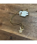 Vintage Y2K Playboy Gold Tone  BUNNY NECKLACE W/ RHINESTONES, 24” - €24,01 EUR