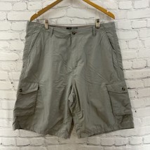 Canyon Guide Outfitters Cargo Shorts Mens Sz 38 Gray Casual Hiking Camping  - $15.84