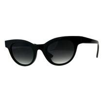 Womens Fashion Sunglasses Horn Rimmed Oval Cateye Frame UV 400 - £8.82 GBP
