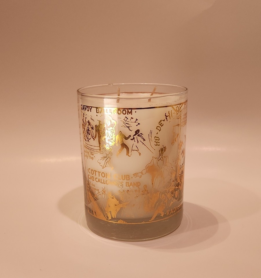 Harlem Candle 22K Gold Nightclub Map Of Harlem &quot;Savoy&quot; Luxury Candle, 12oz - $59.40