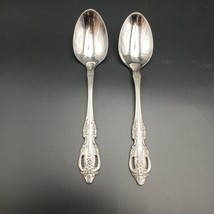 Oneida RENOIR Pembrooke Stainless Glossy USA Set 2 Teaspoons - $319.67 MXN
