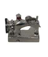 VTG Enameled Sewing Machine Charm For Charm Bracelet - £31.53 GBP