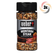 3x Shaker Weber Montana Steak Full Flavor Seasoning | 3.75oz | Gluten &amp; MSG Free - $17.24