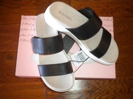 Kensie Women&#39;s Size 8 Jipsy Black Adjustable FIt Sandals NWB - $20.69