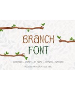 Tree Branch Font | Wood Font | Driftwood Font | Pinewood Font | Alpha Wood Font  - $10.00