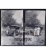1920s Photo Negatives Automobile Car Couple Woman In Swimsuit 1920s - $647.46 MXN