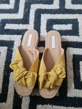 H&amp;M Yellow Suede Slippers For Women Size 39/ 6uk - £21.58 GBP