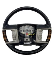 2008 Lincoln Navigator Steering Wheel Black Wood Trim With Harness Switc... - €110,52 EUR 2008 Lincoln Navigator Steering Wheel Black Wood Trim With Harness Switc... - €110,52 EUR