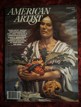 AMERICAN ARTIST January 1985 Martha Mayer Erlehacher Ronni Bogaev Glenn Bradshaw - £7.91 GBP