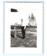 Photograph Man With A Propeller Plan - $5.20