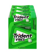 Trident Vibes Spearmint Rush Sugar Free Gum, 6 Bottles of 40 Pieces (240... - £25.80 GBP