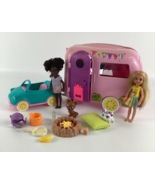Barbie Club Chelsea Camper Playset Vehicle Pull Behind Trailer Doll Camp... - $39.55