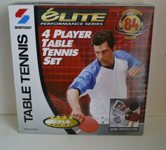 Sportcraft Elite Performance Series 4 Player Table Tennis Set - Open Box - £18.08 GBP